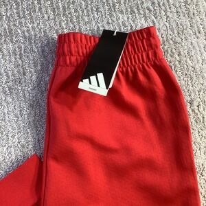 Adidas Kids JZNE Primeknit Pants Red Black Joggers Pure Ruby Size‎ M NWT